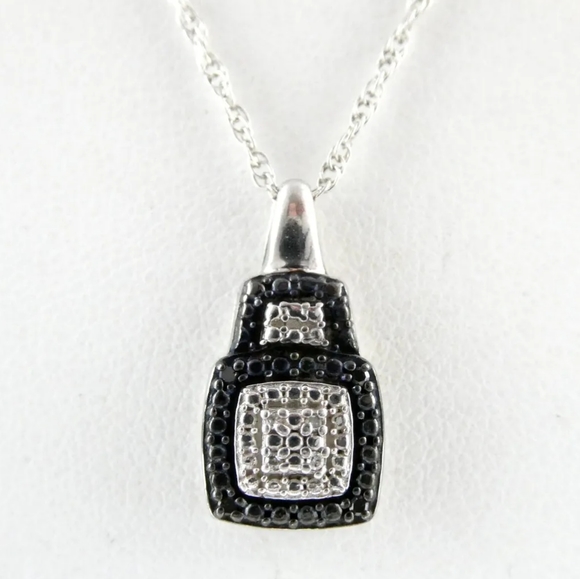 SUN Solid 925 SS with White Gold Overlay Genuine Diamonds - Picture 3 of 16